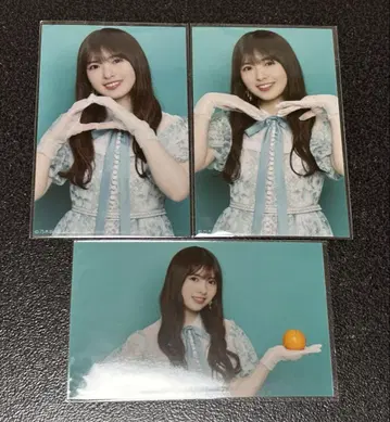 노기자카46 네이블 오렌지 미니 브로마이드 컴프 오가와 아야