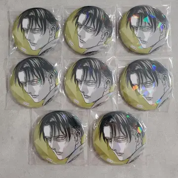 진격의 거인 애니크 ANIQUE 거인 대전 리바이 캔뱃지 8개