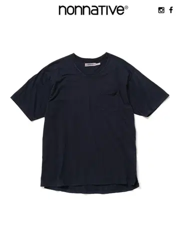 nonnative DWELLER V NECK S/S TEE VW 네이비