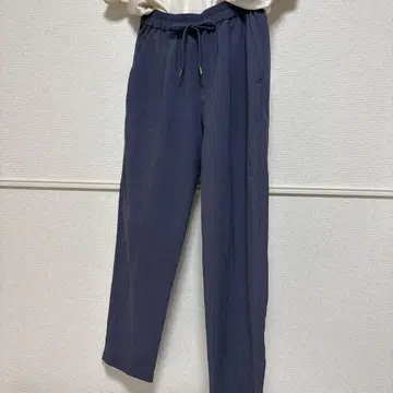 어반 리서치 네이비 드로우 스트링 캐주얼 팬츠