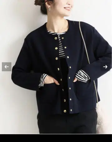 SLOBE IENA 슬로브 이에나 더블 페이스 크루 자켓