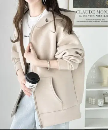 택 포함 Classical Elf 종이상자 빅 실루엣 지퍼 후드티