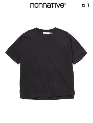 nonnative CLERK V NECK S/S TEE VW BLACK