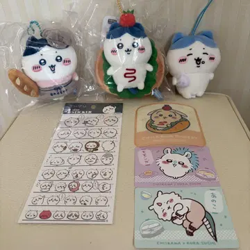 치이카와 (먼작귀) 봉제 인형과 캐릭터 굿즈 세트