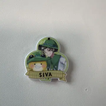 컬러풀 피치 SIVA YUANKUN 거울 포함 아크릴 키링