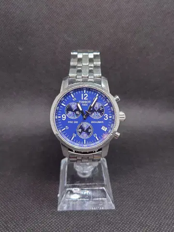 TISSOT 티쏘 PRC200 T461 손목시계 남성용 크로노그래프