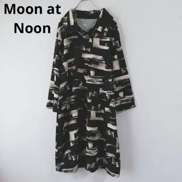 [ Moon at Noon ] 새상품급 올 패턴 원피스 루즈핏