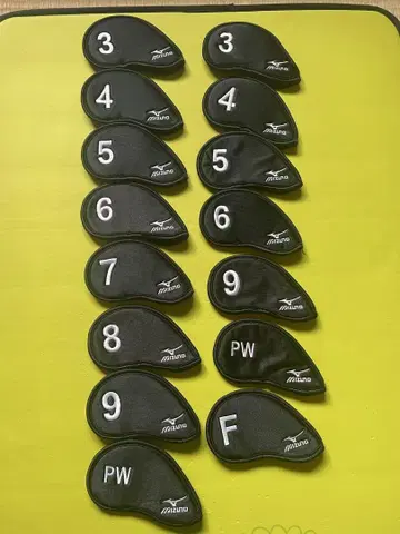 Mizuno 아이언용 골프헤드커버 3-9 PW 플러스 예비 7개 분