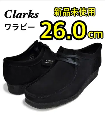 왈라비 클락스 블랙 26.0cm UK8.0 남성용 미사용 새상품