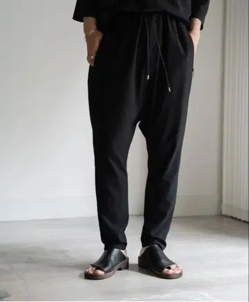 PRY 슈 Drawstring Sarouel Zip Pants