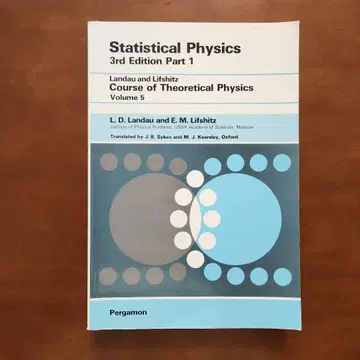 Statistical Physics 3rd Edition Part 1