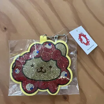 만박 미야쿠미야쿠 폼폼푸딩 키라키라 가죽 키링 산리오