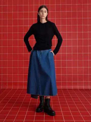 새상품급 찰스앤키스 리지드 밑창 레이스업 컴뱃 부츠