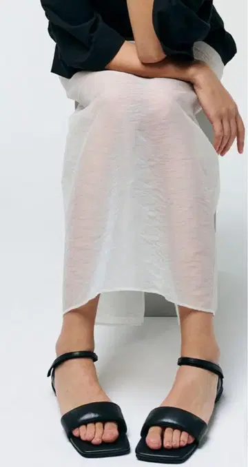SHISEI 다크 브라운 PADED 샌들 24.5cm 미사용 새상품