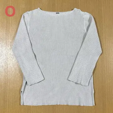 미라 오웬 리브 티셔츠 아이보리 O