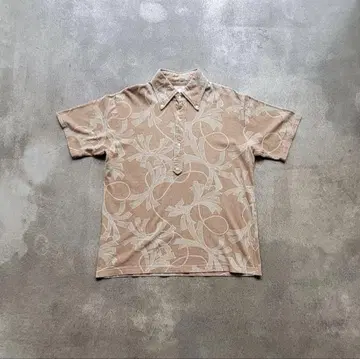 EVISU 에비수 풀오버 하와이안 셔츠 리본 일본풍 패턴