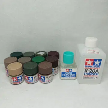 TAMIYA 타미야 컬러 페인트 리타더 용제 묶음 판매 세트