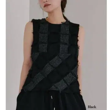 Hella / 헤라 cut jacquard check 블라우스