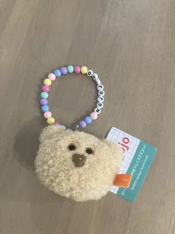 mojojojo 비즈 체인 달린 페이스 마스코트 곰