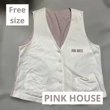 PINK HOUSE/핑크하우스 화이트 베스트