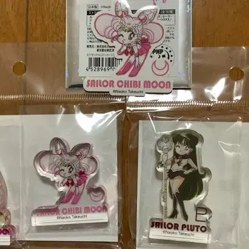 세일러문 스토어 아크릴 피규어 치비문 플루토 스티커