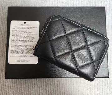 CTHY 퀼팅 블랙 코인 케이스