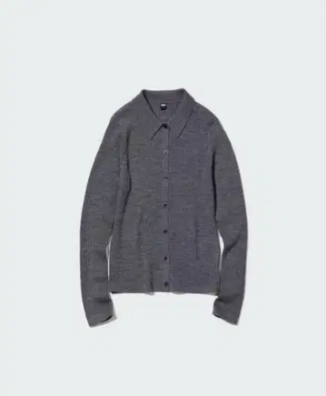 UNIQLO 엑스트라 파인 메리노 립 폴로 가디건