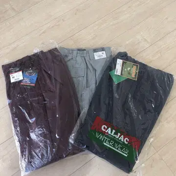 미사용 방한 바지 3점 묶음 판매