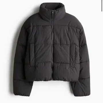 h&m 숏 퍼퍼 자켓 다운 S