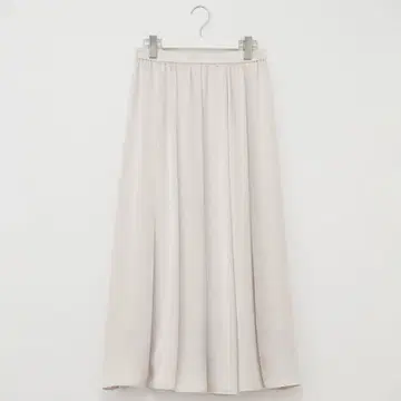 새상품 PLST 새틴 스커트 베이지 M