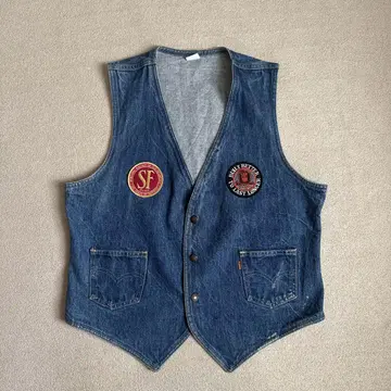 Levi's 데님 베스트 와펜 포함