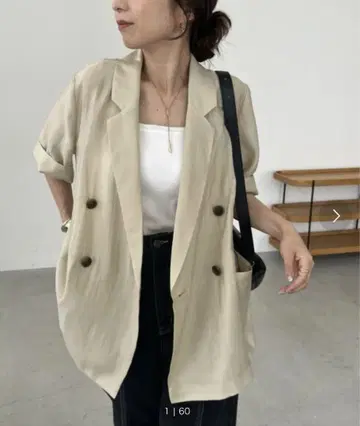 카프리슈 마쥬 시어 자켓 완판 아이보리