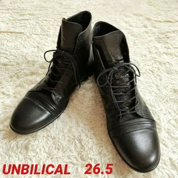 UNBILICAL/ 도쿄 보퍼 가죽 부츠 26.5