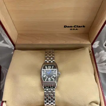Don-Clark 아날로그 손목시계 블랙
