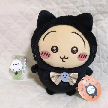 치이카와(먼작귀) 검은 고양이 봉제 인형 & 증정품 포함