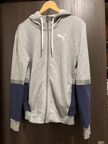 [ 새상품급 ] PUMA 그레이 네이비 집업 후드티