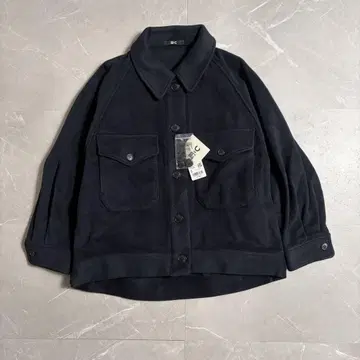 택 포함 미사용 UNIQLO C 오버 사이즈 자켓 S 사이즈 네이비