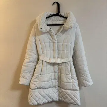 MONNALISA 화이트 다운 자켓