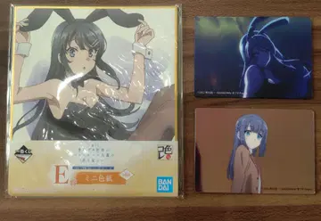 청춘 돼지는 꿈을 꾸지 않는다 랜덤 오로라 아크릴 카드 색지 덤
