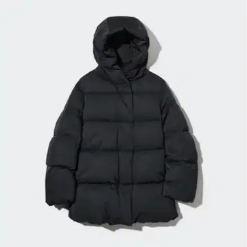 UNIQLO 파우더 필 다운 숏 코트