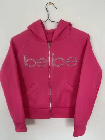 bebe 핑크 후드티 S 사이즈