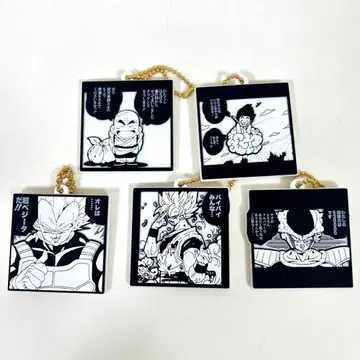 드래곤볼 40주년 기념 러버 마스코트 비스킷 러버 마스코트 5종