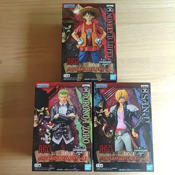 ONE PIECE RED DX 피규어 세트 3개 세트