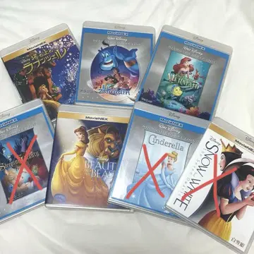 Disney MovieNEX 애니메이션 블루레이 7작품 세트