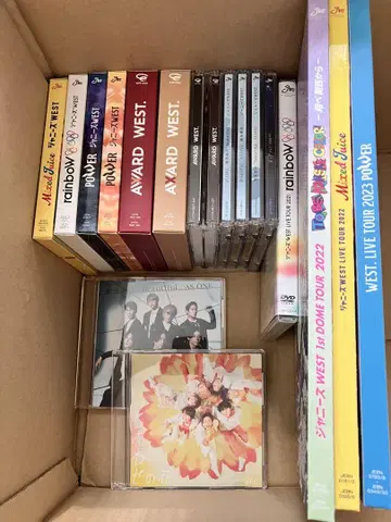 묶음 판매 WEST. CD 라이브 DVD