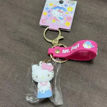 산리오 헬로키티 지역 한정 키티 후지산 한정판 키링