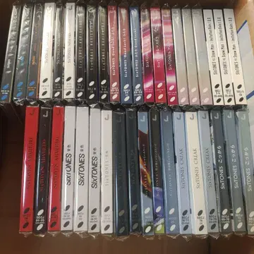 sixtones 1~13th 싱글 세트 초회, 통상 CD, DVD 모음