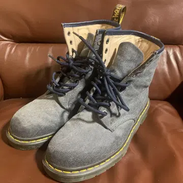 레어 26.5cm 빈티지 데님 닥터마틴 8홀 부츠