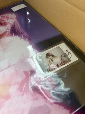 CANDY TUNE 무라카와 히안 10주년 포스터 친필 폴라로이드 사인