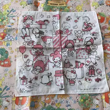 산리오 레트로 당시 제작 손수건 1977년제